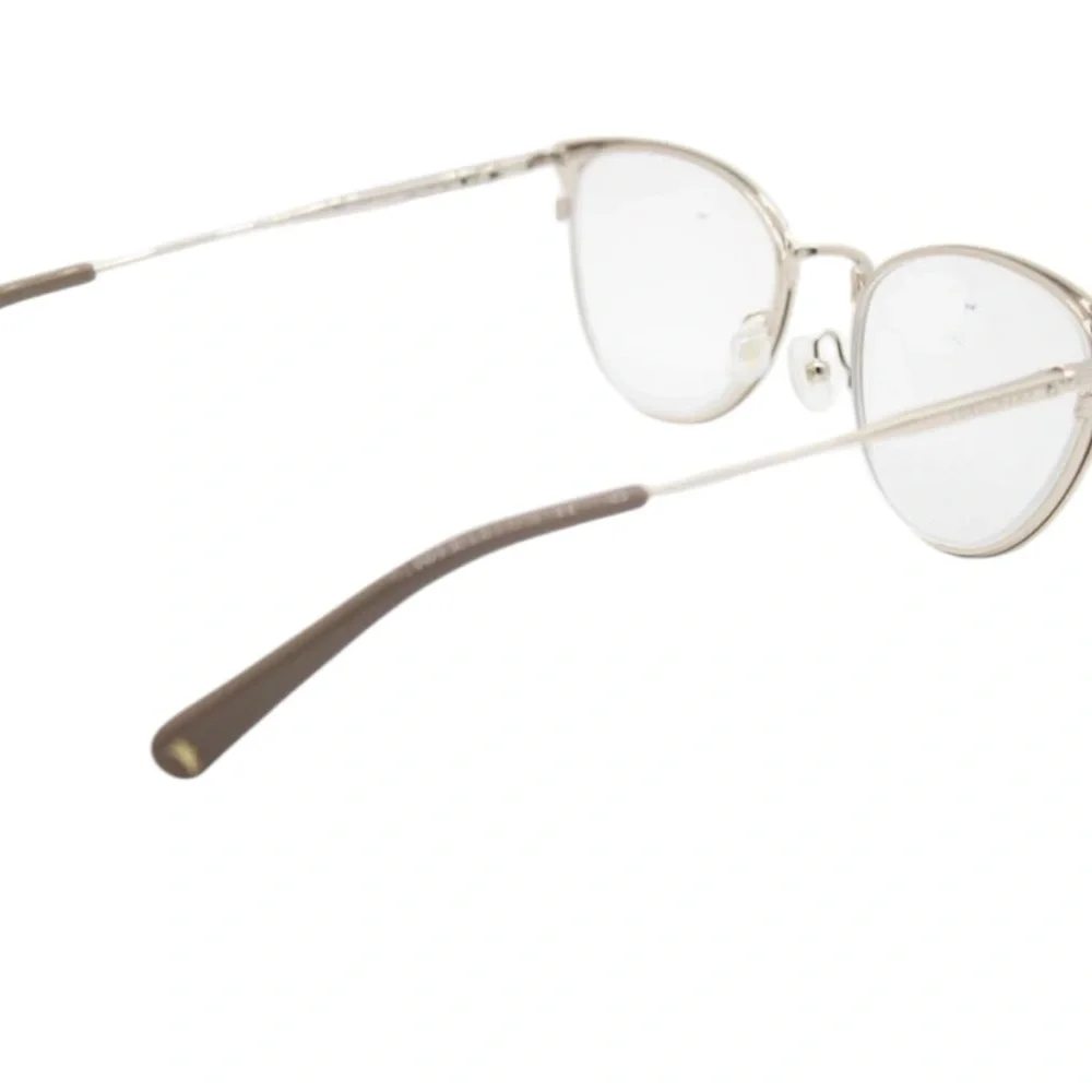 Longchamp Eyeglasses Frames LO2124 901 50-19-140 Brown And Gold Preppy Feminine